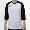Raglan 3/4 Roundneck Shirt (White Body) Raglan 3/4 Roundneck Shirt (White Body) Thumbnail