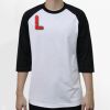 Raglan 3/4 Roundneck Shirt (White Body) Raglan 3/4 Roundneck Shirt (White Body) Thumbnail