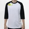 Raglan 3/4 Roundneck Shirt (White Body) Raglan 3/4 Roundneck Shirt (White Body) Thumbnail