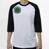 Raglan 3/4 Roundneck Shirt (White Body) Raglan 3/4 Roundneck Shirt (White Body) Thumbnail