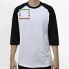 Raglan 3/4 Roundneck Shirt (White Body) Raglan 3/4 Roundneck Shirt (White Body) Thumbnail