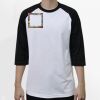 Raglan 3/4 Roundneck Shirt (White Body) Raglan 3/4 Roundneck Shirt (White Body) Thumbnail