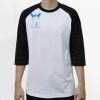 Raglan 3/4 Roundneck Shirt (White Body) Thumbnail