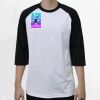 Raglan 3/4 Roundneck Shirt (White Body) Thumbnail