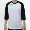 Raglan 3/4 Roundneck Shirt (White Body) Thumbnail