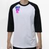 Raglan 3/4 Roundneck Shirt (White Body) Thumbnail