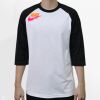 Raglan 3/4 Roundneck Shirt (White Body) Thumbnail