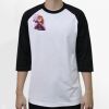 Raglan 3/4 Roundneck Shirt (White Body) Thumbnail