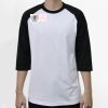 Raglan 3/4 Roundneck Shirt (White Body) Raglan 3/4 Roundneck Shirt (White Body) Thumbnail
