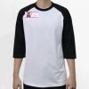 Raglan 3/4 Roundneck Shirt (White Body) Thumbnail