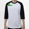 Raglan 3/4 Roundneck Shirt (White Body) Thumbnail