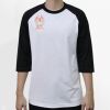 Raglan 3/4 Roundneck Shirt (White Body) Thumbnail