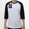 Raglan 3/4 Roundneck Shirt (White Body) Thumbnail