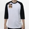 Raglan 3/4 Roundneck Shirt (White Body) Thumbnail