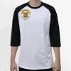 Raglan 3/4 Roundneck Shirt (White Body) Thumbnail