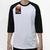 Raglan 3/4 Roundneck Shirt (White Body) Thumbnail