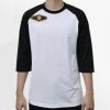 Raglan 3/4 Roundneck Shirt (White Body) Thumbnail