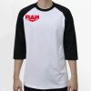 Raglan 3/4 Roundneck Shirt (White Body) Thumbnail