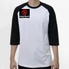 Raglan 3/4 Roundneck Shirt (White Body) Thumbnail