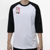 Raglan 3/4 Roundneck Shirt (White Body) Thumbnail