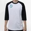 Raglan 3/4 Roundneck Shirt (White Body) Thumbnail