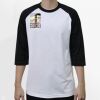 Raglan 3/4 Roundneck Shirt (White Body) Thumbnail