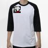 Raglan 3/4 Roundneck Shirt (White Body) Thumbnail