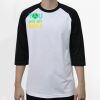 Raglan 3/4 Roundneck Shirt (White Body) Thumbnail
