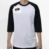 Raglan 3/4 Roundneck Shirt (White Body) Thumbnail
