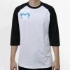 Raglan 3/4 Roundneck Shirt (White Body) Thumbnail