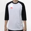 Raglan 3/4 Roundneck Shirt (White Body) Thumbnail