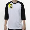 Raglan 3/4 Roundneck Shirt (White Body) Thumbnail