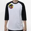 Raglan 3/4 Roundneck Shirt (White Body) Thumbnail