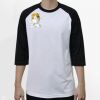 Raglan 3/4 Roundneck Shirt (White Body) Thumbnail