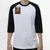 Raglan 3/4 Roundneck Shirt (White Body) Thumbnail
