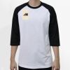 Raglan 3/4 Roundneck Shirt (White Body) Thumbnail