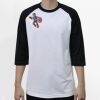 Raglan 3/4 Roundneck Shirt (White Body) Thumbnail