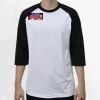 Raglan 3/4 Roundneck Shirt (White Body) Thumbnail