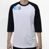 Raglan 3/4 Roundneck Shirt (White Body) Thumbnail