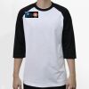 Raglan 3/4 Roundneck Shirt (White Body) Thumbnail