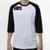 Raglan 3/4 Roundneck Shirt (White Body) Thumbnail