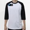 Raglan 3/4 Roundneck Shirt (White Body) Thumbnail
