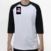 Raglan 3/4 Roundneck Shirt (White Body) Thumbnail