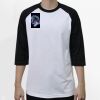 Raglan 3/4 Roundneck Shirt (White Body) Thumbnail