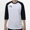 Raglan 3/4 Roundneck Shirt (White Body) Thumbnail