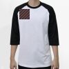 Raglan 3/4 Roundneck Shirt (White Body) Thumbnail