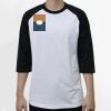 Raglan 3/4 Roundneck Shirt (White Body) Thumbnail