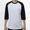 Raglan 3/4 Roundneck Shirt (White Body) Thumbnail