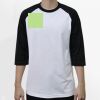 Raglan 3/4 Roundneck Shirt (White Body) Thumbnail
