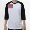 Raglan 3/4 Roundneck Shirt (White Body) Thumbnail